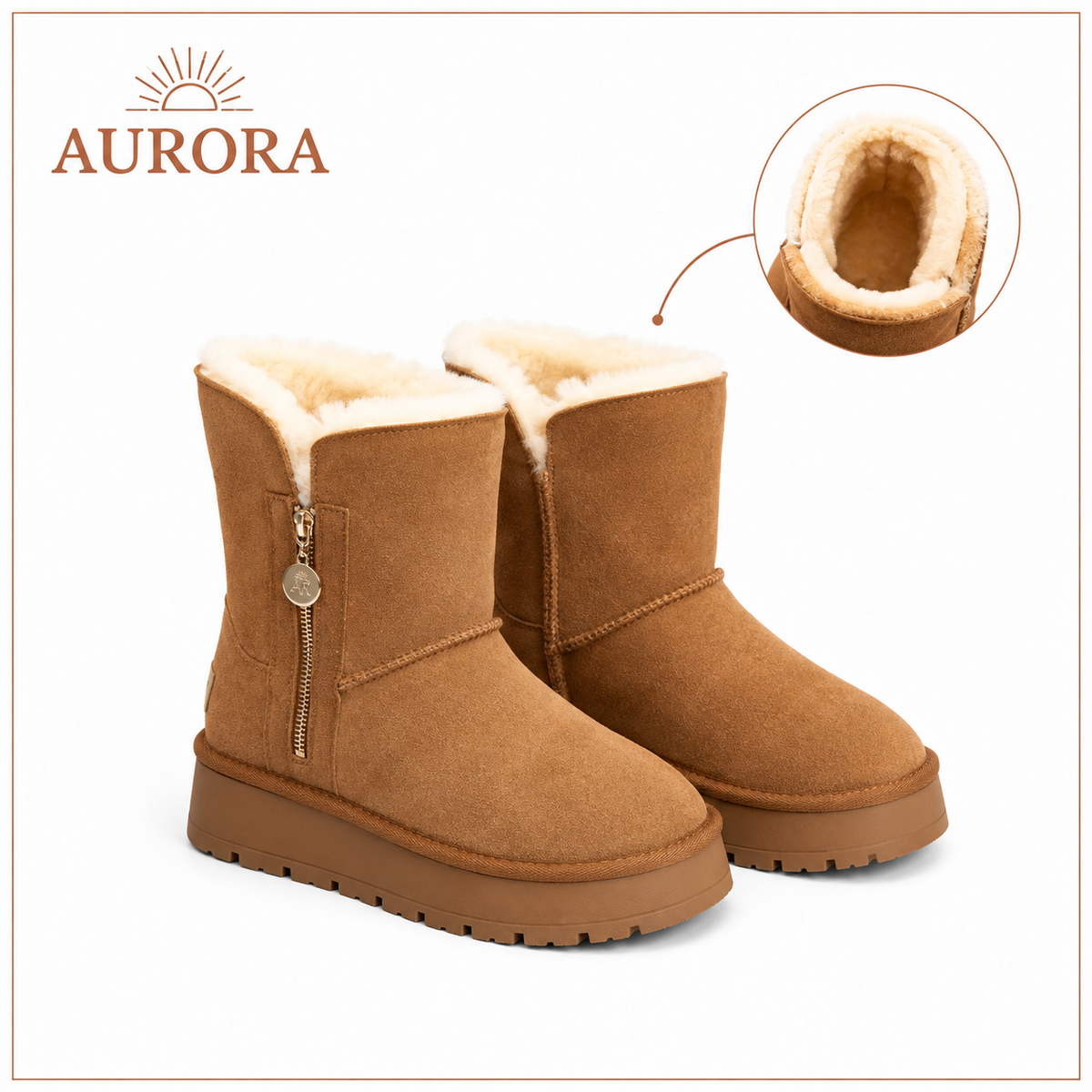 BOTAS DE NIEVE ACOLCHADAS