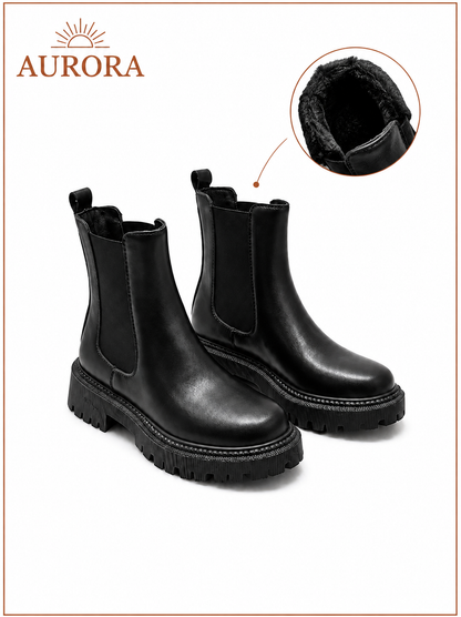 BOTAS CHELSEA IMPERMEABLES PARA INVIERNO CON CHIPORRO