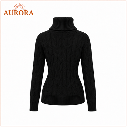 SUETER INVIERNO AURORA LANA NEGRO