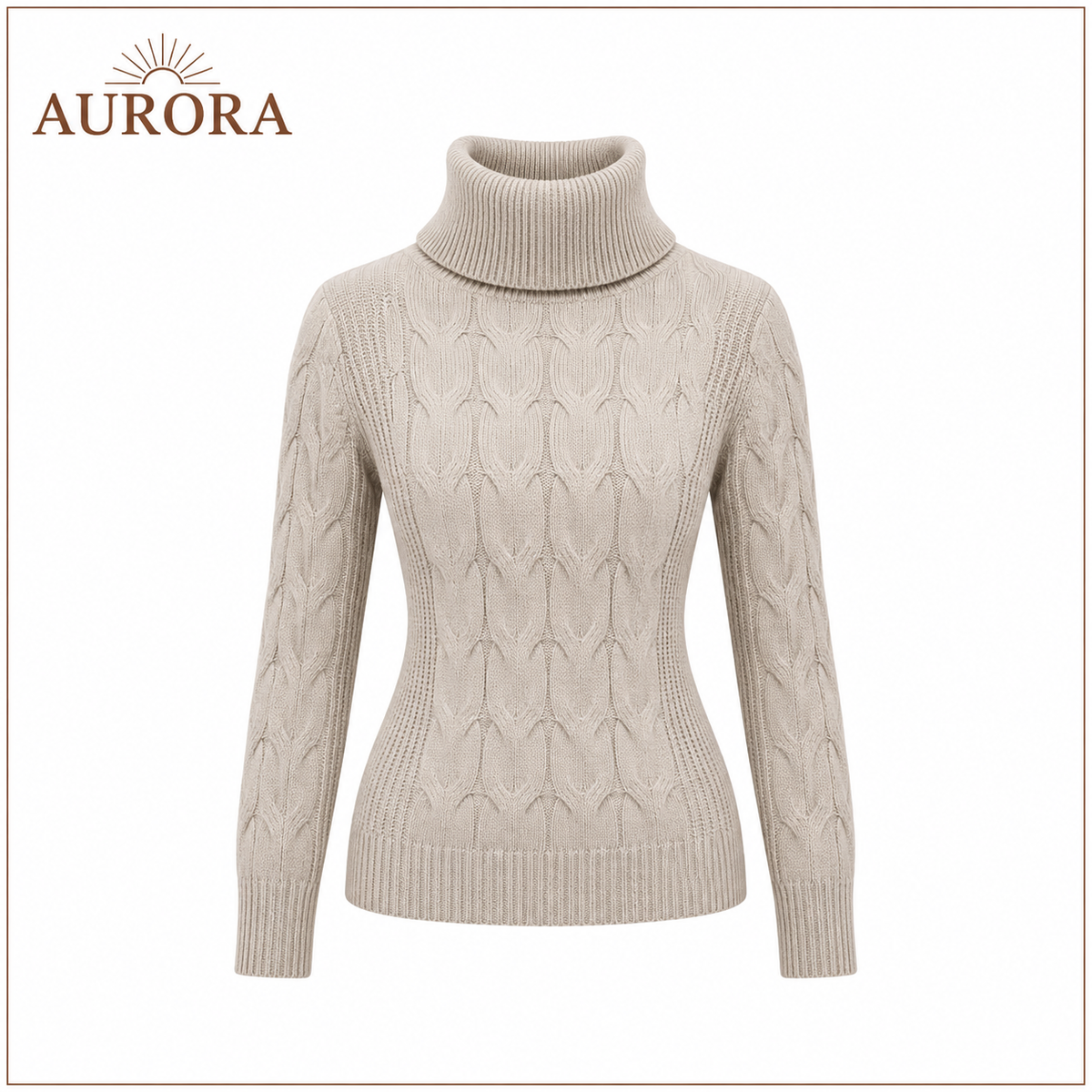 SUETER INVIERNO AURORA LANA CAFÉ