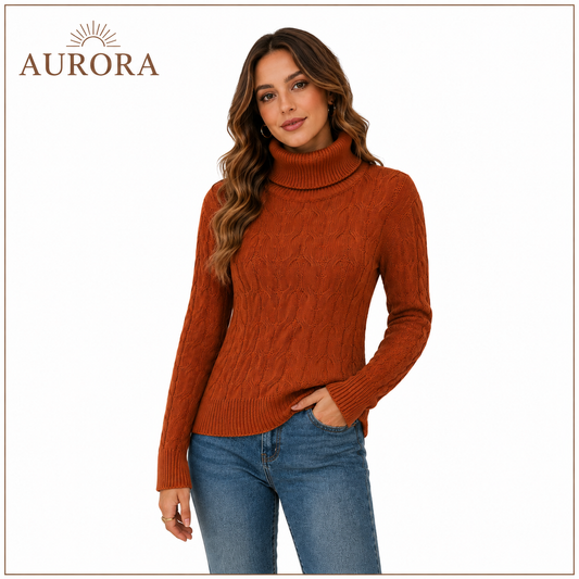 SUETER INVIERNO AURORA LANA CAFÉ