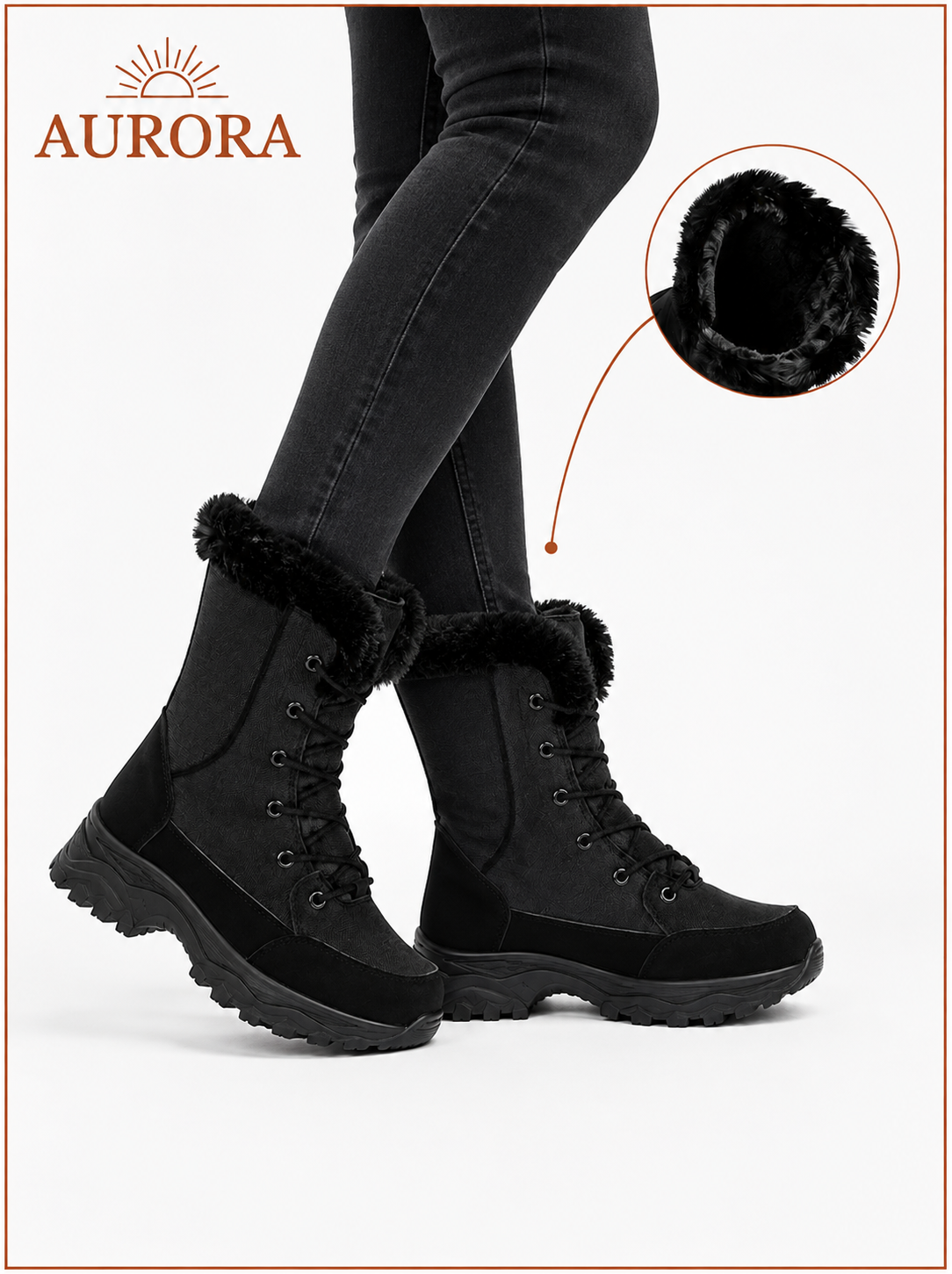 BOTAS IMPERMEABLES PARA INVIERNO CON CHIPORRO